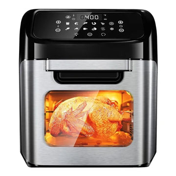 12.0Ltr Air-Fryer, 1800W, Mini Oven, Silver/Black
